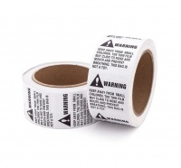 Suffocation Warning Stickers -2000 Self-adhesive Labels Photo