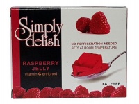 Simply Delish - Jelly - Raspberry - Fat Free - Vegan - 6 pack Photo