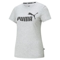 Puma - Women's Essential Logo Tee - Grey Photo