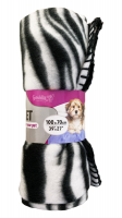 Grovida Pet Blanket Polar Fleece - Zebra Print Photo