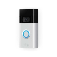 Ring Video Doorbell 2nd Gen | 1080p HD Video | Satin Nickel Photo