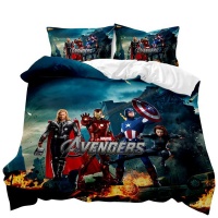 Avengers / Ultron 3D Printed Double Bed Duvet Cover Set Photo