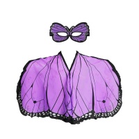 Dreamy Dress Up Dreamy Poncho & Mask - Purple Butterfly Photo