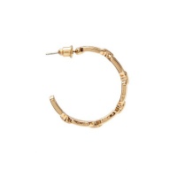 Quiz Ladies Gold Chain Hoop Earring - Gold Photo