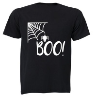 Boo! Spiderweb - Halloween - Kids T-Shirt Photo