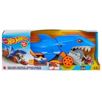 Hot Wheels Shark Chomp Transporter Playset with One 1:64 Scale Car Photo