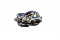 Space TV SCART to 6 RCA Connect Cable Photo