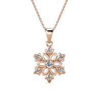 Destiny Enchanted Snowflake Necklace With Crystals From Swarovski® Photo