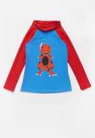 Pop Candy Kid's Baby long sleeve rash rest - red & blue Photo