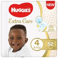 Huggies Extra Care Diapers 52 Nappies Size 4 Photo