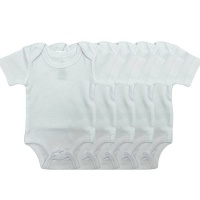 Mothers Choice Baby Short Sleeve Bodyvests - 5 Pack Photo