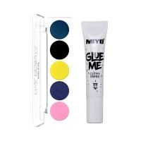 5 Points Funky Eyes Eyeshadow Palette with Glitter Glue Photo
