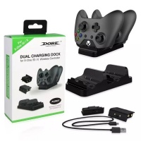 Cell N Tech Dual Controller Charging Dock DOBE With Rechargeable Batteries Photo