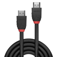 Lindy 1m HDMI 2.0 Male To Male Cable - Black Line Photo