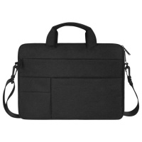 optic life Optic Large Multifunctional Waterproof Shoulder Laptop Briefcase-Black Photo