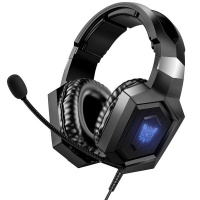 Onikuma SWEG® Gaming Headphones K8 with Mic & RGB LED Lights Black Photo