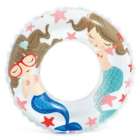Kids' Inflatable Swim Ring - Mermaids - 61cm Photo