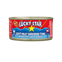 Lucky Star Light Meat Shredded Tuna In Water Salt Added - 6 cans x 170g Photo