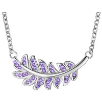 Unexpected Box Crystal Leaf Necklace Photo