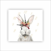Printoria Bunny Clock Photo
