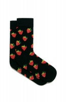 John Frank Men's Fashion Socks/ Strawberry Photo