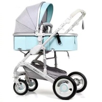 ATOUCHTOTHEWORLD Baby Stroller 2in1 Portable Baby Carriage Folding Prams With Mummy Bag Photo