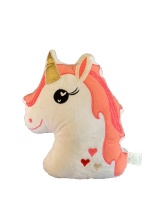 Nexco 30cm Plush Teddy Stuffed Animal Soft Toy Pillow - Pink Unicorn Photo