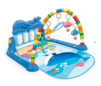 Baby Piano Multifunctional Play Gym Mat - Blue Photo