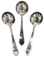 AZAZ ENTERPRISE 3 Piece Serving Spoon Ss 22cm Plain Handle Photo