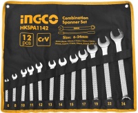 Ingco - Combination Spanner Set - 12 Pieces Photo