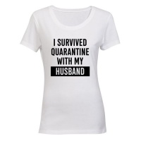 I Survived Quarantine With My Husband - Ladies - T-Shirt Photo