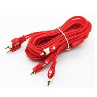 Cyberdyne Red 2 into 4 RCA Cable Photo