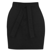 SoulCal Ladies Belted Skirt - Black Photo