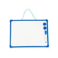 Educat Magnetic White and Black Board - Blue Photo