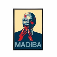 Nelson Mandela Pop Art Poster Photo