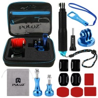 PULUZ 16" 1 CNC Metal Accessories Combo Kit with EVA Case for GoPro Photo