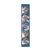 Print with Passion Blue Protea Themed Table Runner - 43cm x 230cm Photo
