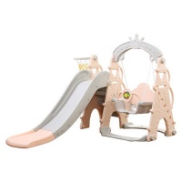 Time2Play Swing and Slide Play Gym with Music - Pink Photo