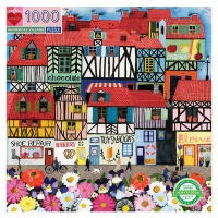 eeBoo Family Puzzle - Whimsical Village: 1000 Pieces Photo