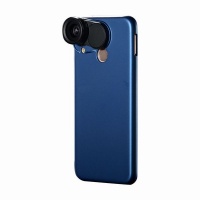 Snapfun Protective Case & Wide Angle Macro Lenses for HUAWEI Nova 3e -Blue Photo