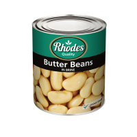 Rhodes Butter Beans In Brine - 12 cans x 400g Photo