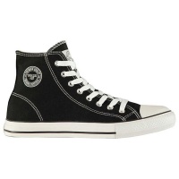 SoulCal Mens Canvas High Trainers - Black [Parallel Import] Photo