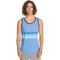 Quiksilver Men's Swell Vision Tank Top - Blue Yonder Heather Photo
