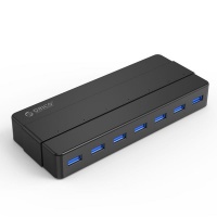 Orico 7 Port Additional Power USB3.0 Hub - Black Photo