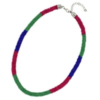 Sista tri colour bead necklace Photo