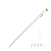 Apple Cute Carrot Silicone Case Sleeve For Pencil 2nd Generation - White Photo