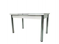 Decorist Home Gallery Mercan - Rectangle Extendable White Top Dining Table Photo