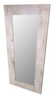 Century Lifestyle Full Length Soild Wood Mirror Whitewash 146 x 64cm Photo