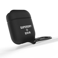 Superdry Waterproof Silicone Case For Apple Airpods PRO - Black Photo