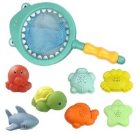 Baby Shark 8 Piece Fishing Net Bath Toy Set Photo
